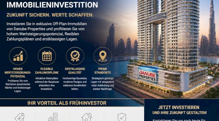 Attraktive Off-Plan-Immobilieninvestition von Danube Properties